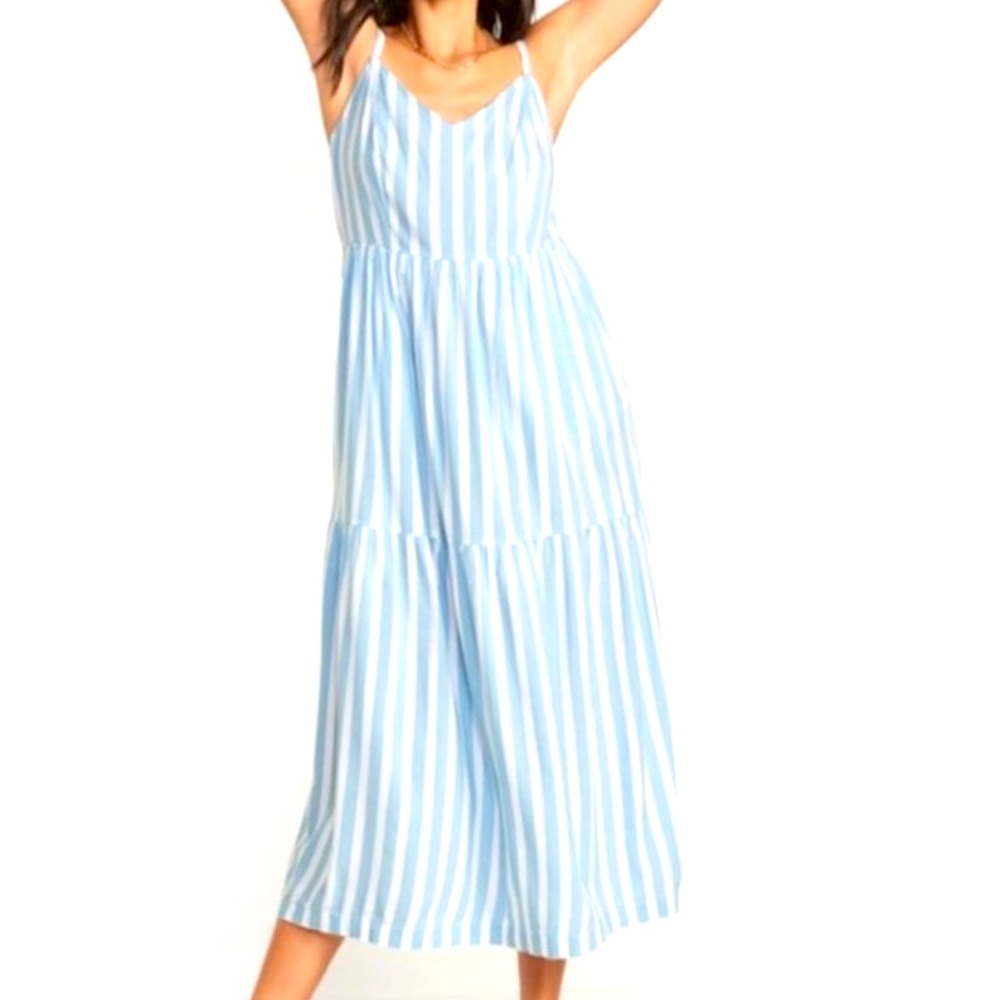 Striped Cami Maxi Dress